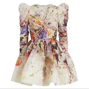 Zimmermann Prima Panelled Floral Minidress, Size 2, **BRAND NEW WITH TAGS!**